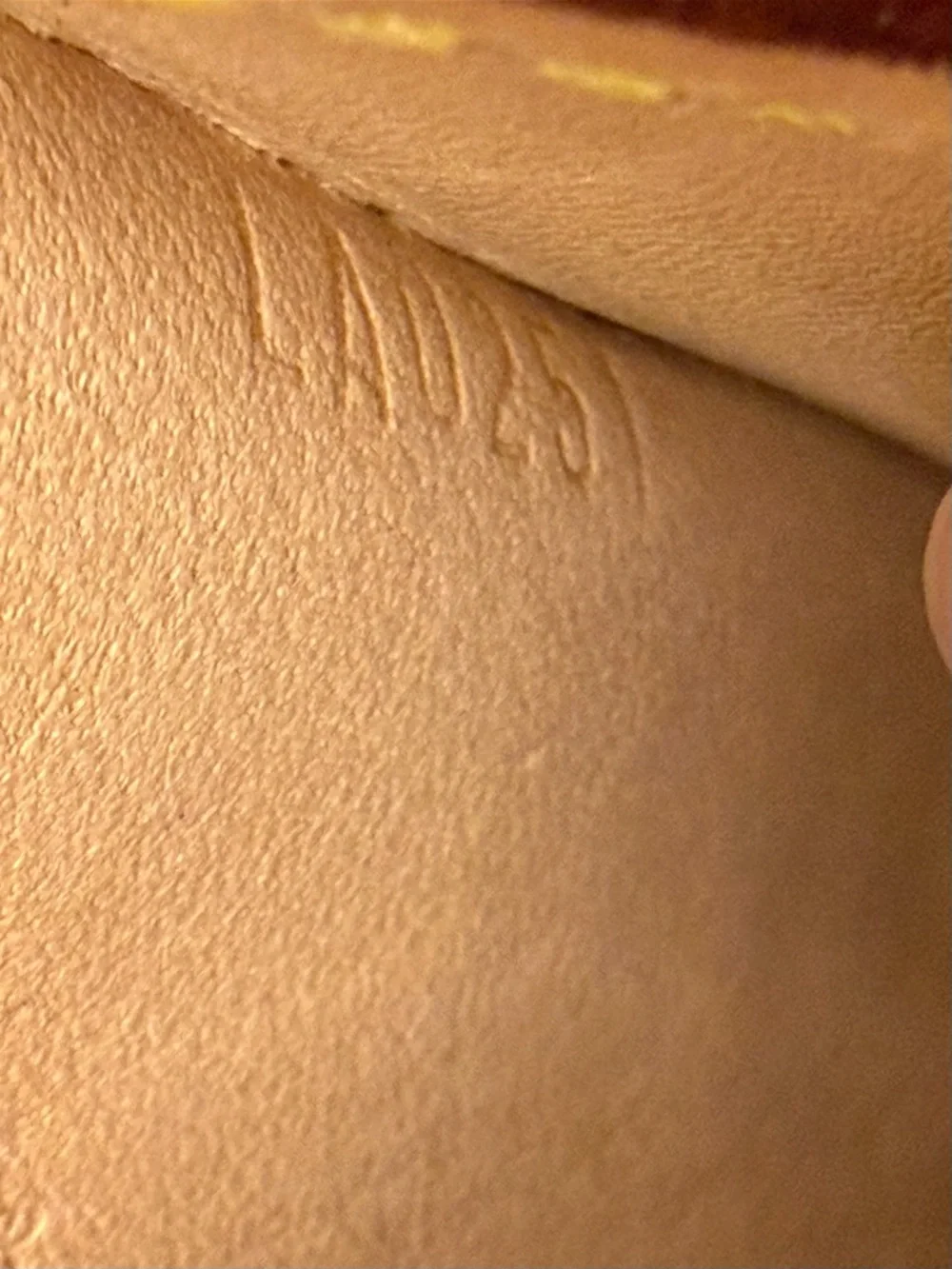 Louis Vuitton vachetta card